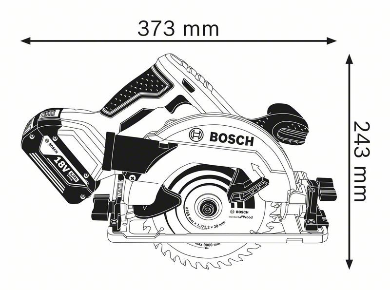 Bosch GKS 18V-57 G Professional |  | V-liftverkkokauppa.fi